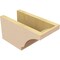 Ekena Millwork 6in. W x 6in. H x 12in. L Moab Woodgrain TimberThane Rafter Tail, Primed Tan RFTUR06X06X12MOARCPR - alternate 6